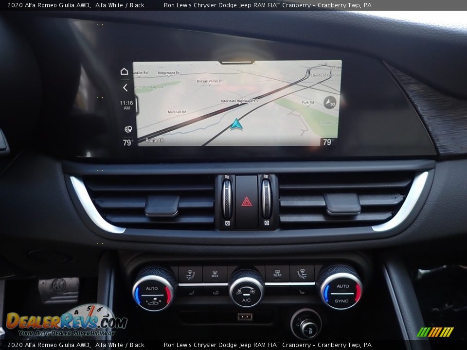 Navigation of 2020 Alfa Romeo Giulia AWD Photo #20