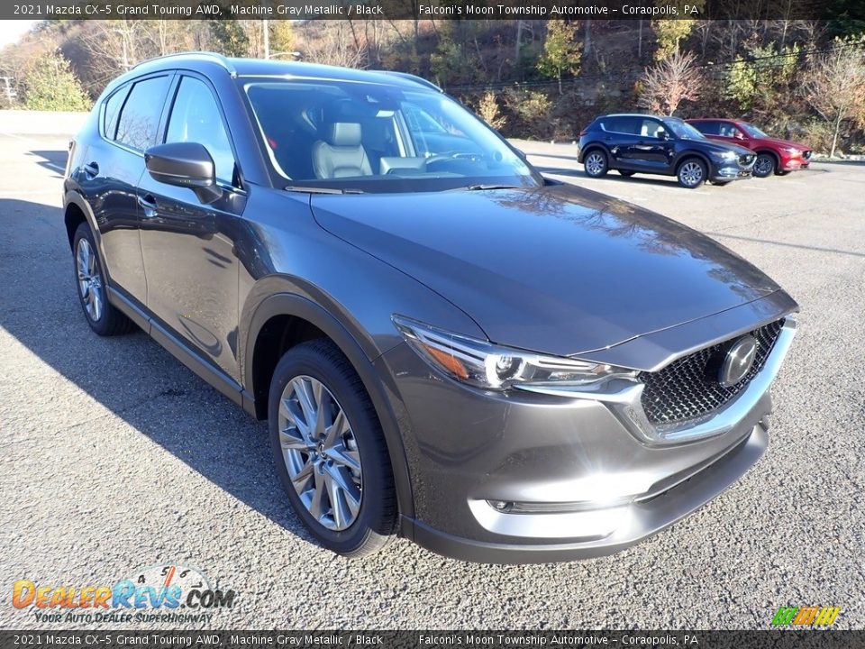 2021 Mazda CX-5 Grand Touring AWD Machine Gray Metallic / Black Photo #3