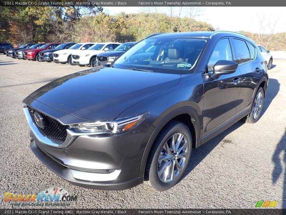 2021 Mazda CX-5 Grand Touring AWD Machine Gray Metallic / Black Photo #5