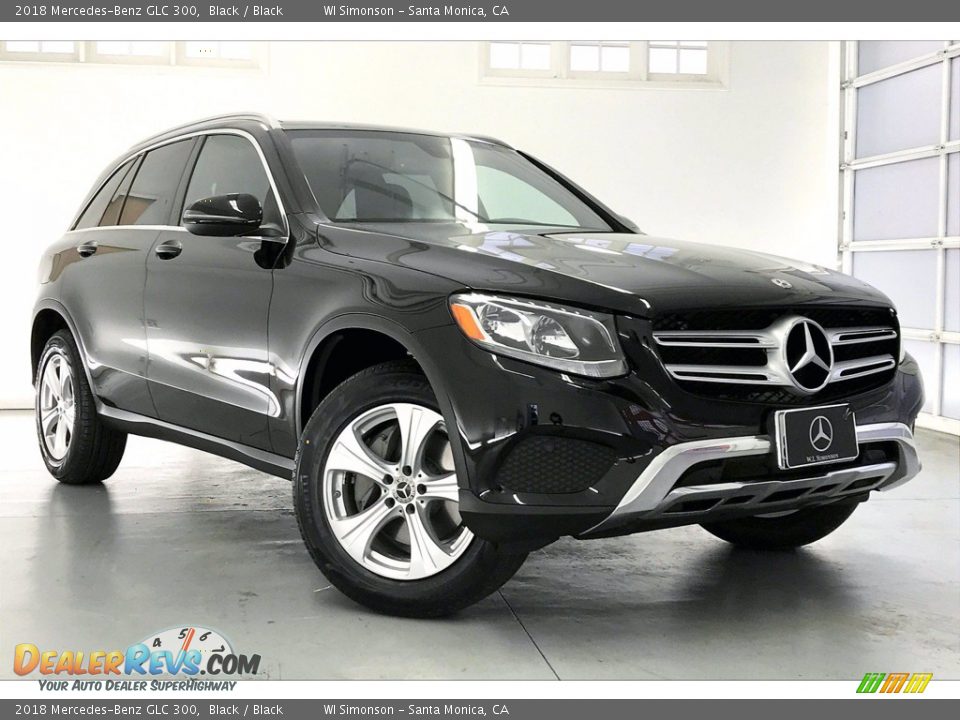 2018 Mercedes-Benz GLC 300 Black / Black Photo #34