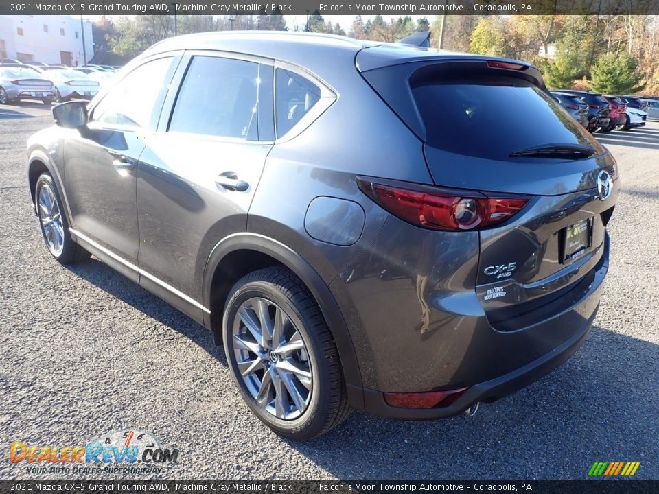 2021 Mazda CX-5 Grand Touring AWD Machine Gray Metallic / Black Photo #6