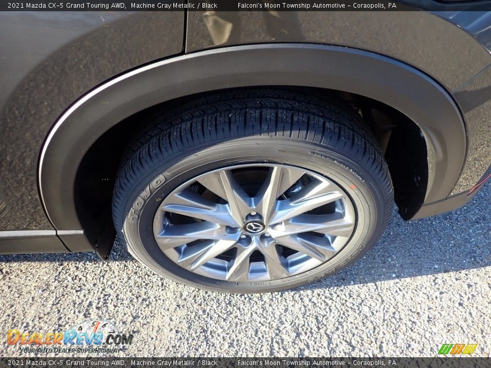 2021 Mazda CX-5 Grand Touring AWD Machine Gray Metallic / Black Photo #7
