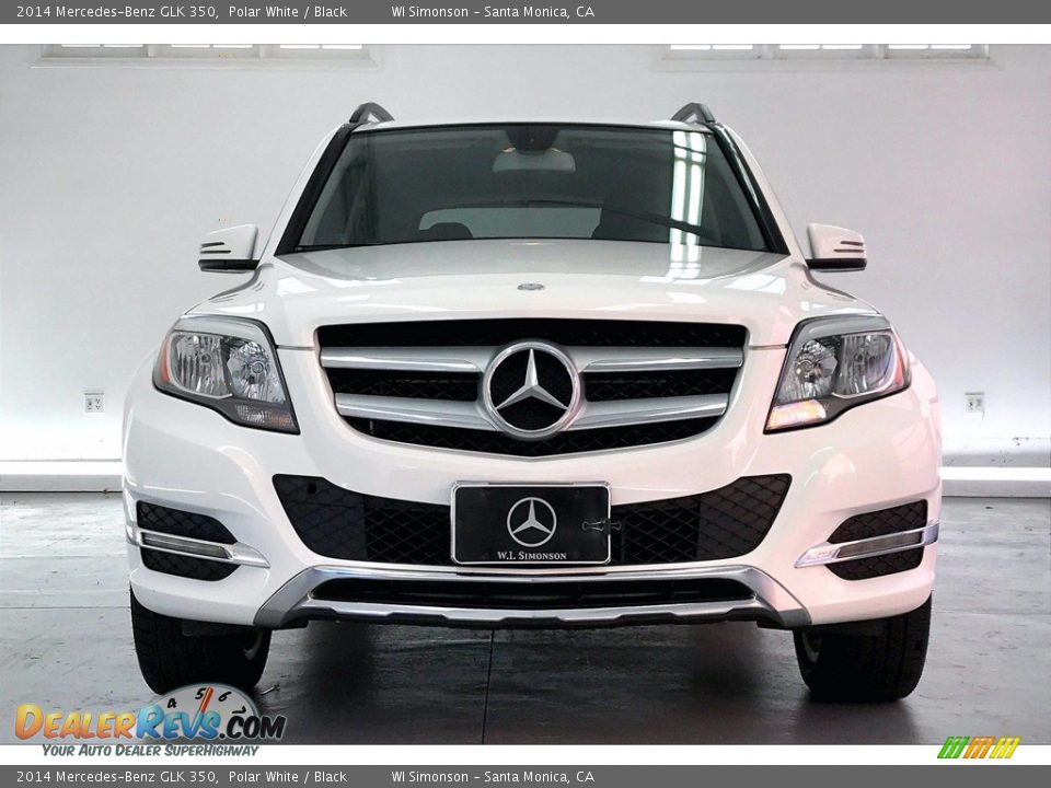 2014 Mercedes-Benz GLK 350 Polar White / Black Photo #2