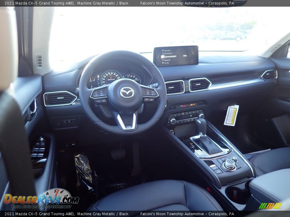 2021 Mazda CX-5 Grand Touring AWD Machine Gray Metallic / Black Photo #9