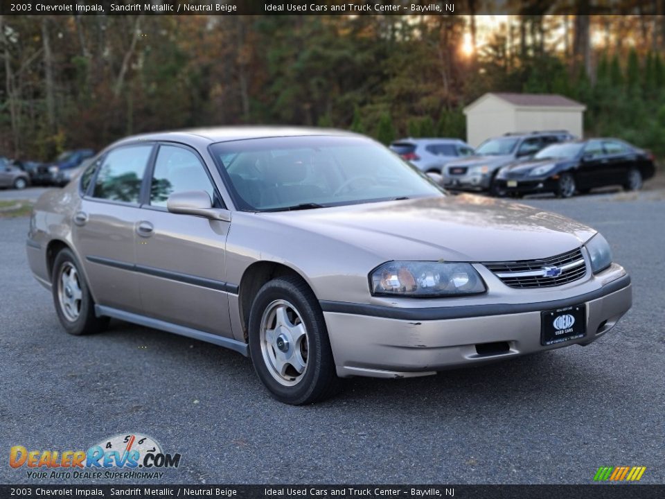 Front 3/4 View of 2003 Chevrolet Impala  Photo #1
