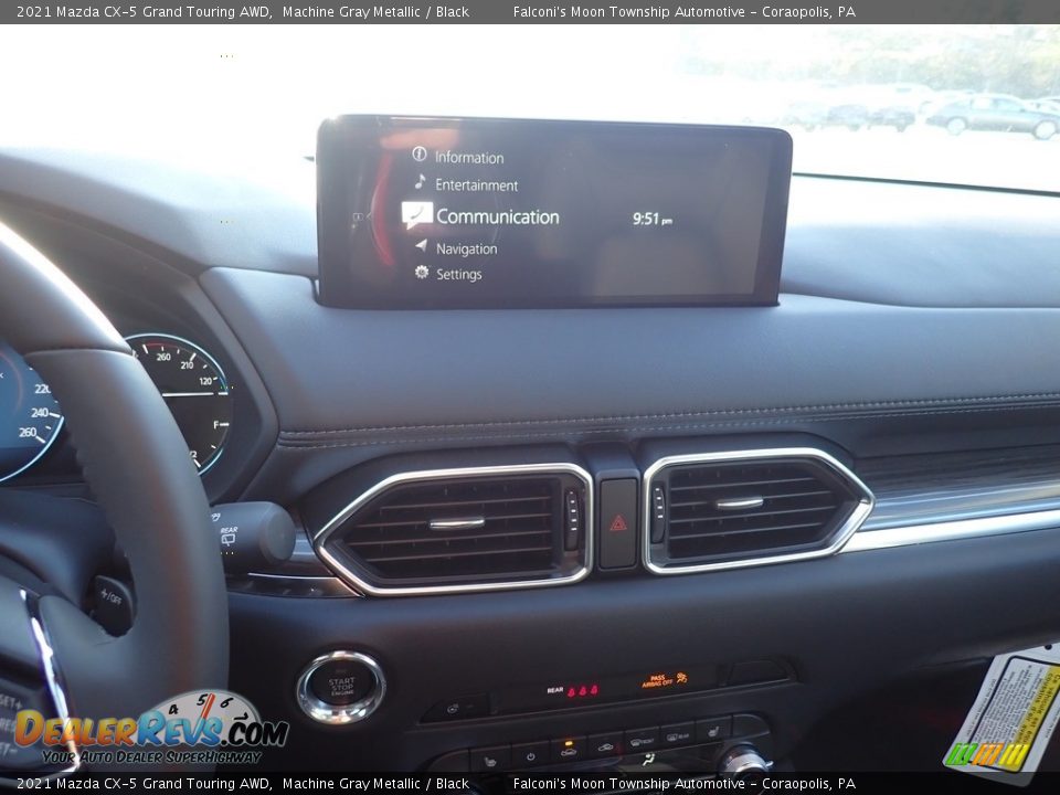 2021 Mazda CX-5 Grand Touring AWD Machine Gray Metallic / Black Photo #14