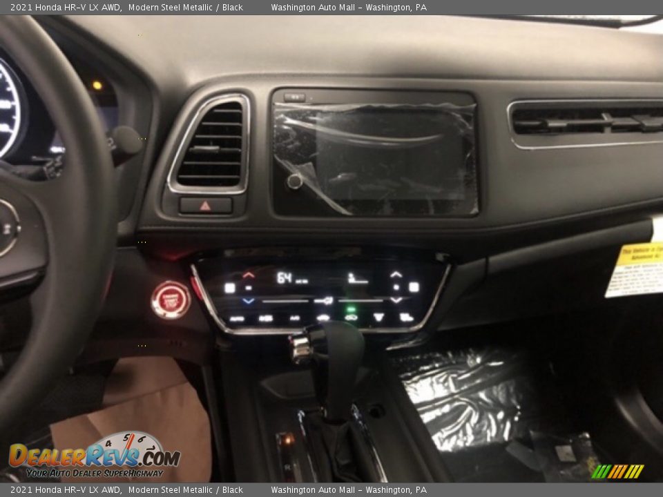 2021 Honda HR-V LX AWD Modern Steel Metallic / Black Photo #9