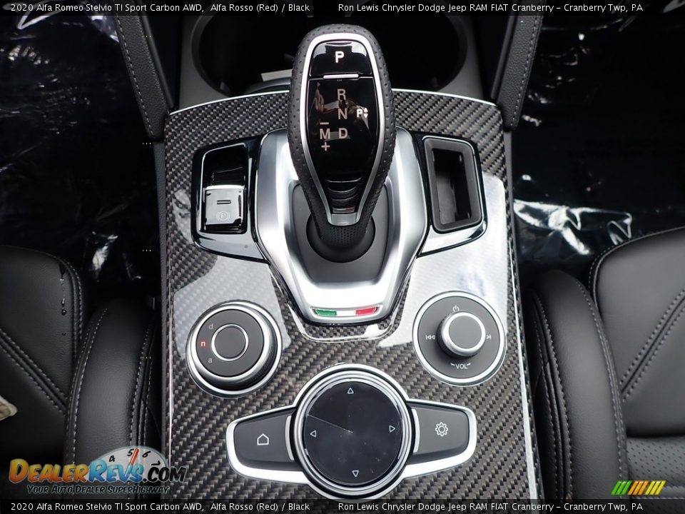 2020 Alfa Romeo Stelvio TI Sport Carbon AWD Shifter Photo #18