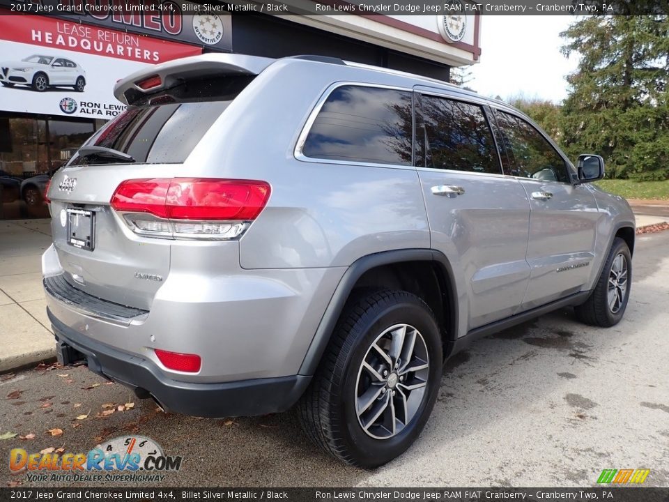 2017 Jeep Grand Cherokee Limited 4x4 Billet Silver Metallic / Black Photo #2