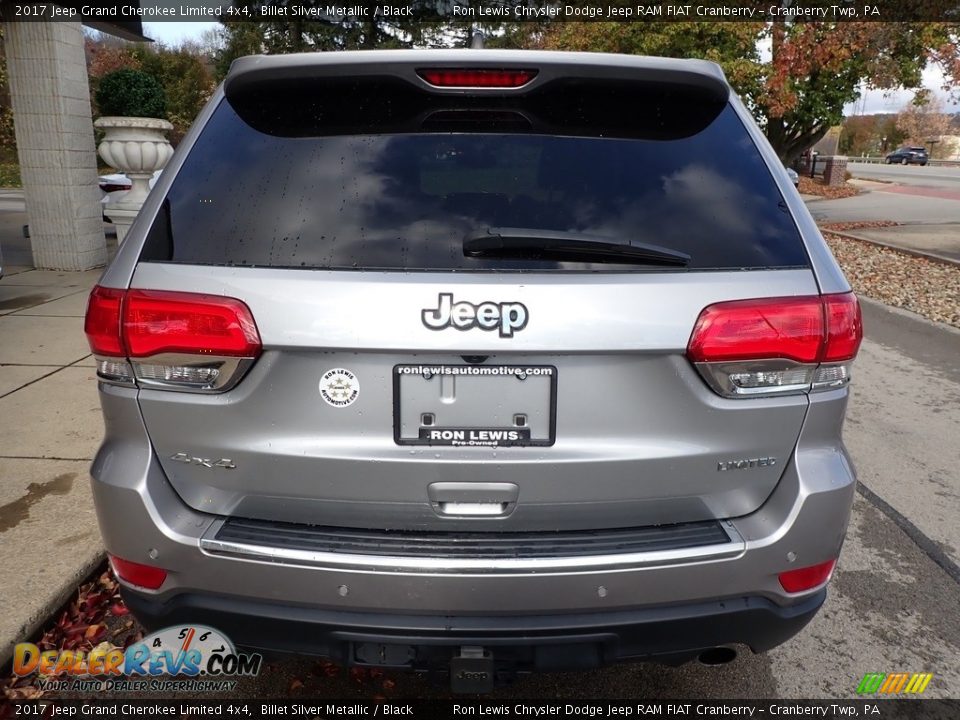 2017 Jeep Grand Cherokee Limited 4x4 Billet Silver Metallic / Black Photo #3