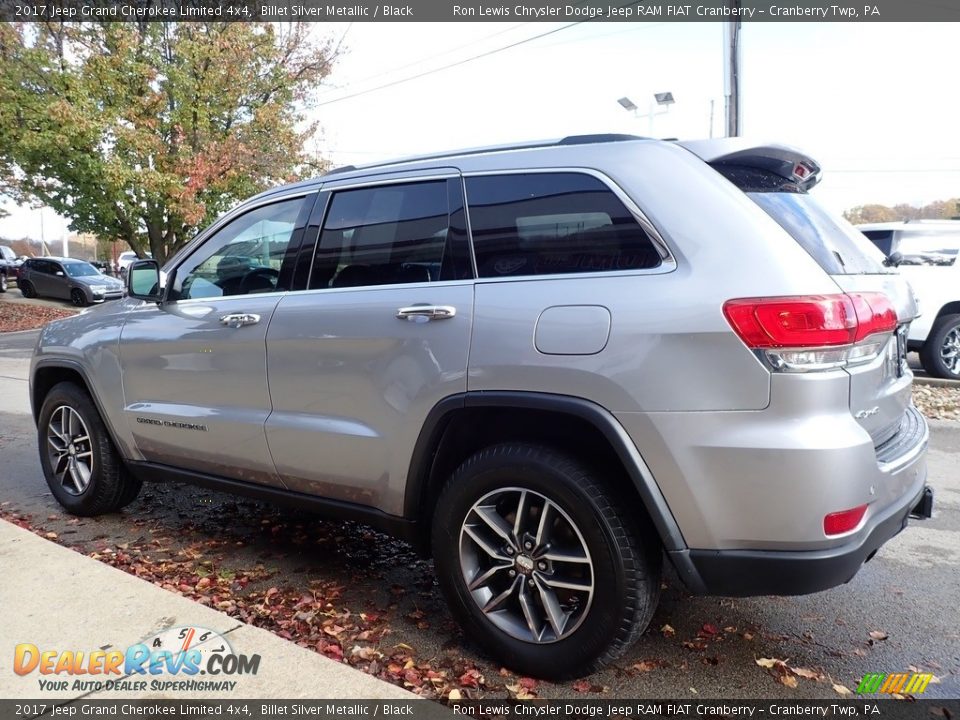 Billet Silver Metallic 2017 Jeep Grand Cherokee Limited 4x4 Photo #5