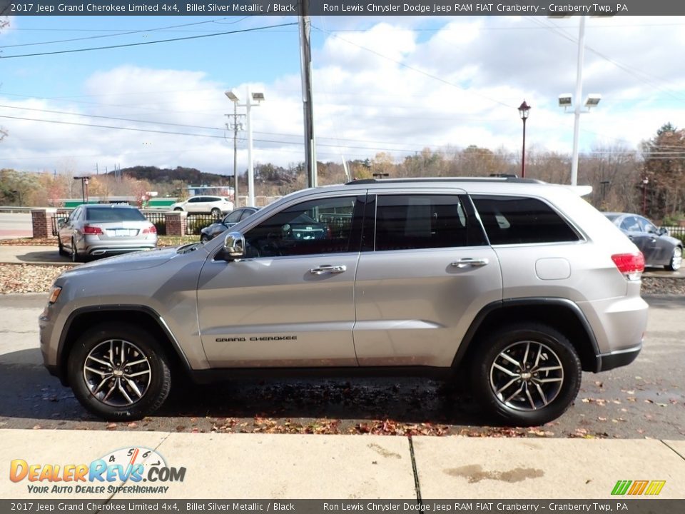 Billet Silver Metallic 2017 Jeep Grand Cherokee Limited 4x4 Photo #6