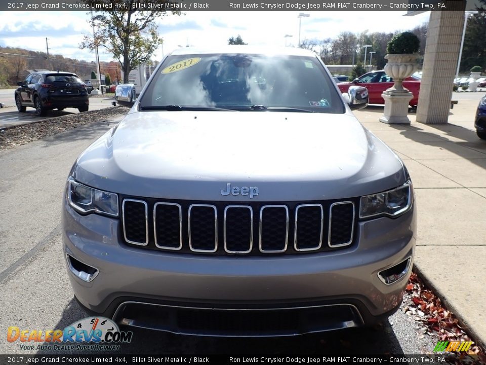 2017 Jeep Grand Cherokee Limited 4x4 Billet Silver Metallic / Black Photo #8