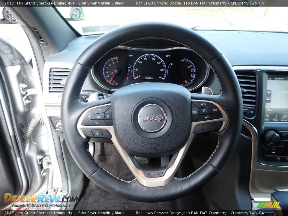 2017 Jeep Grand Cherokee Limited 4x4 Steering Wheel Photo #17