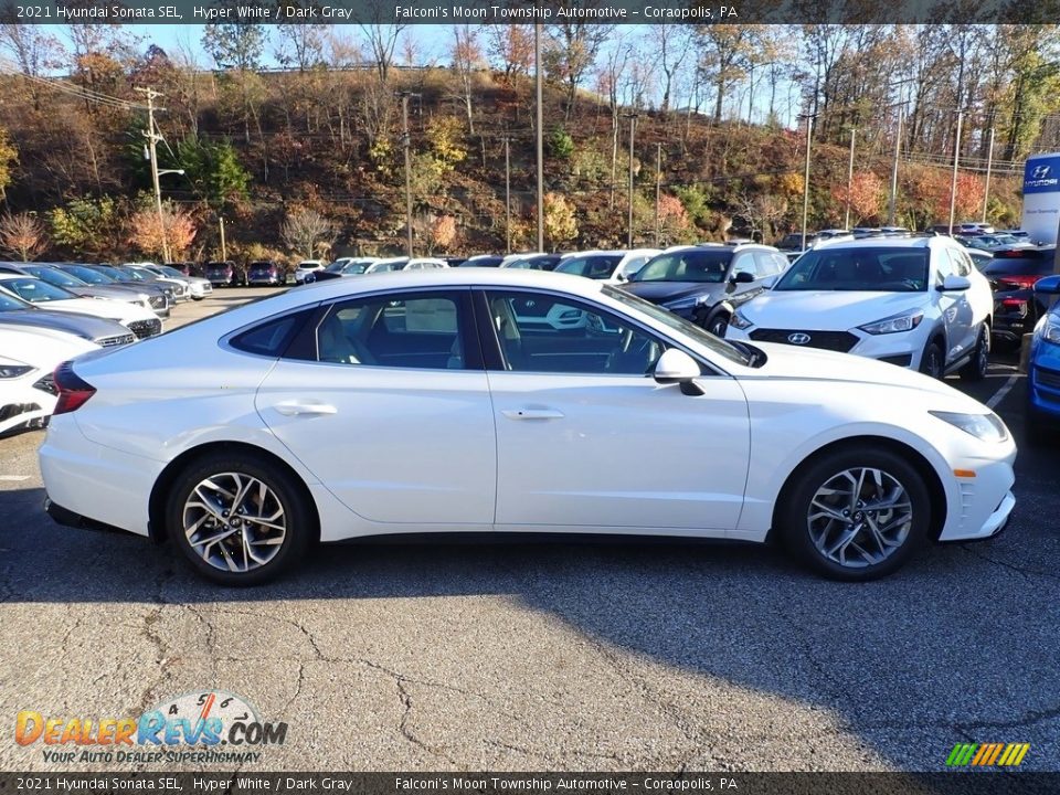 2021 Hyundai Sonata SEL Hyper White / Dark Gray Photo #1