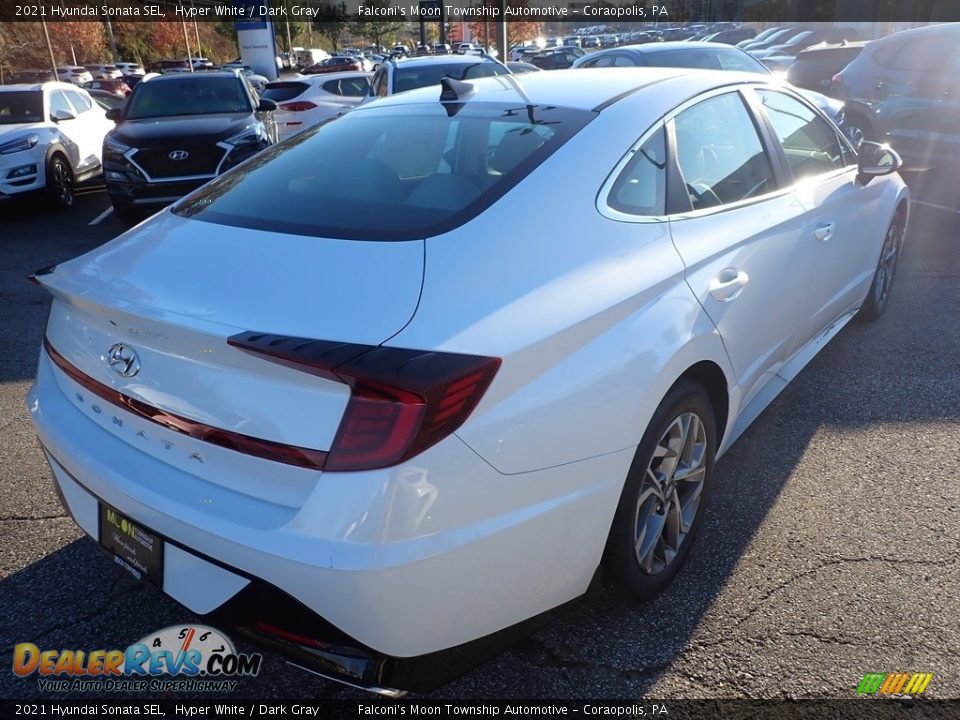 2021 Hyundai Sonata SEL Hyper White / Dark Gray Photo #2