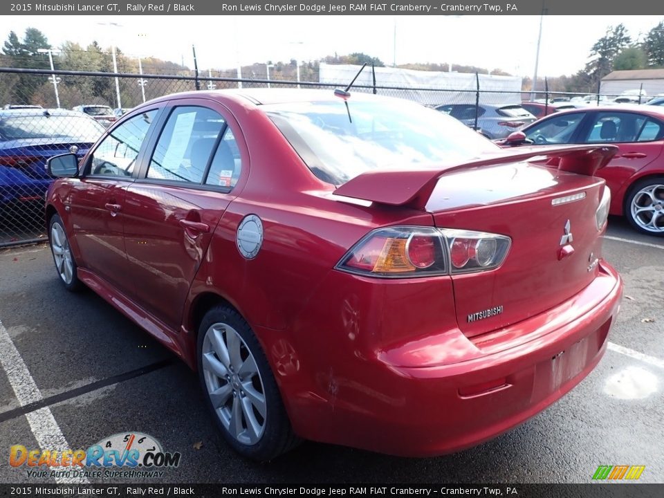 2015 Mitsubishi Lancer GT Rally Red / Black Photo #4