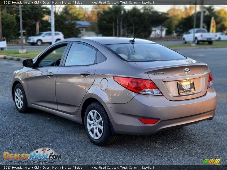 2013 Hyundai Accent GLS 4 Door Mocha Bronze / Beige Photo #3