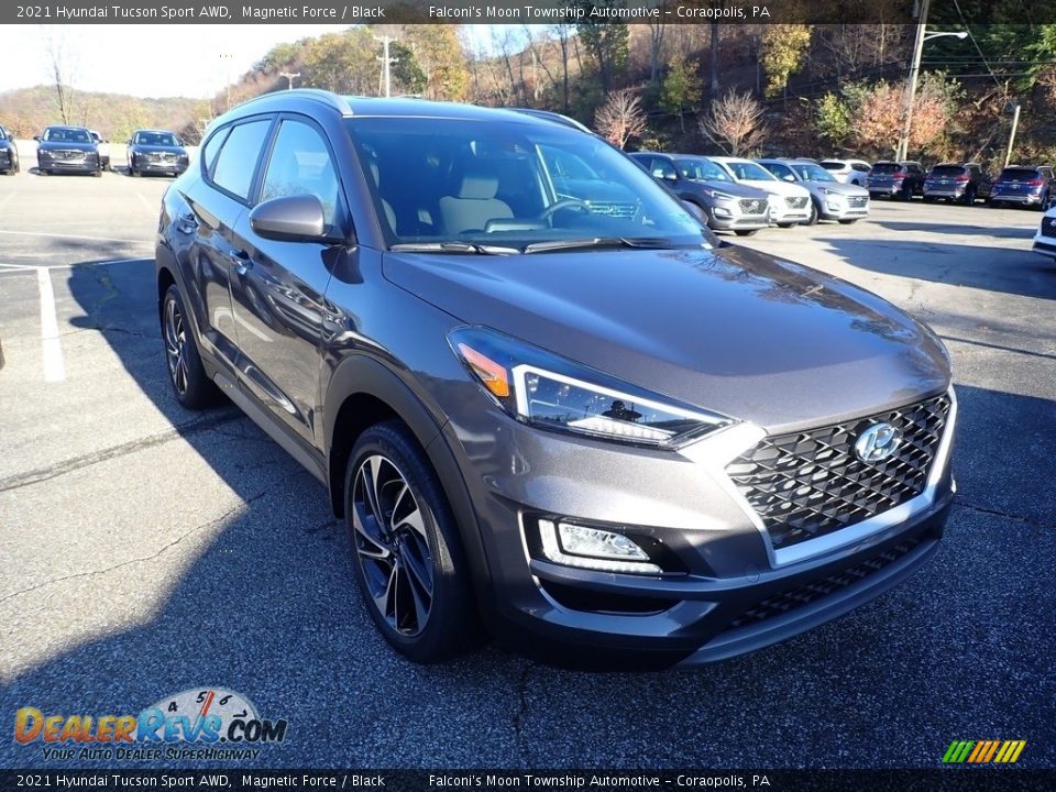 2021 Hyundai Tucson Sport AWD Magnetic Force / Black Photo #3