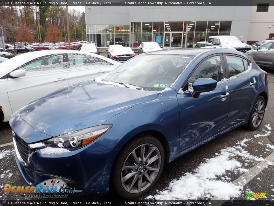 2018 Mazda MAZDA3 Touring 5 Door Eternal Blue Mica / Black Photo #1