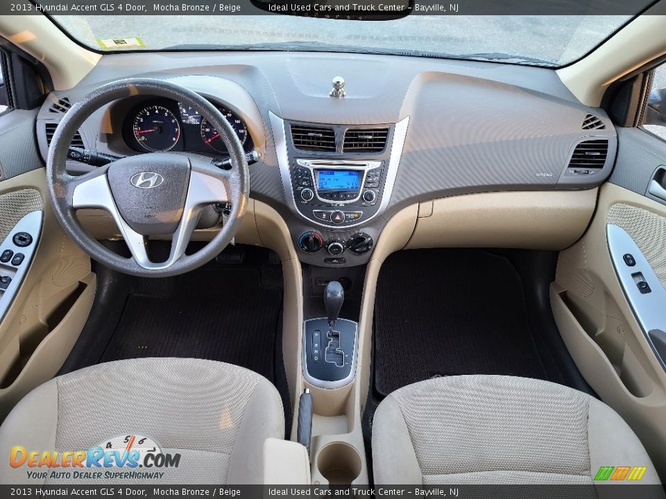 2013 Hyundai Accent GLS 4 Door Mocha Bronze / Beige Photo #23