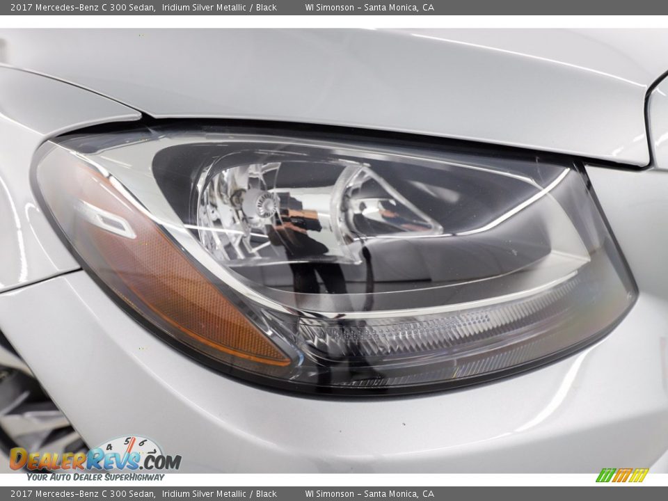 2017 Mercedes-Benz C 300 Sedan Iridium Silver Metallic / Black Photo #3