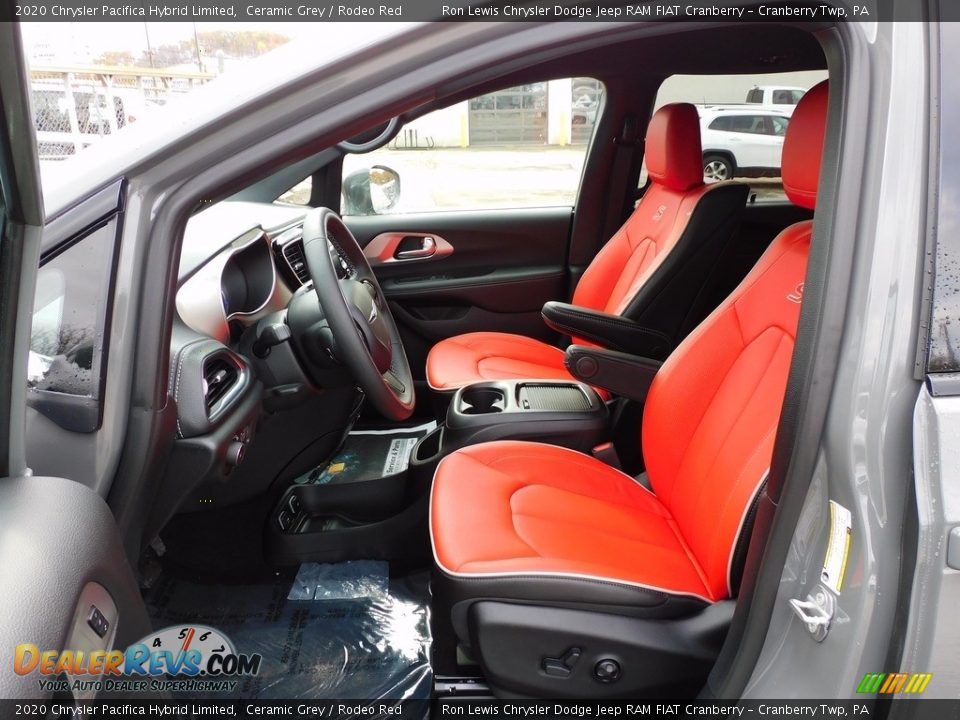Rodeo Red Interior - 2020 Chrysler Pacifica Hybrid Limited Photo #11