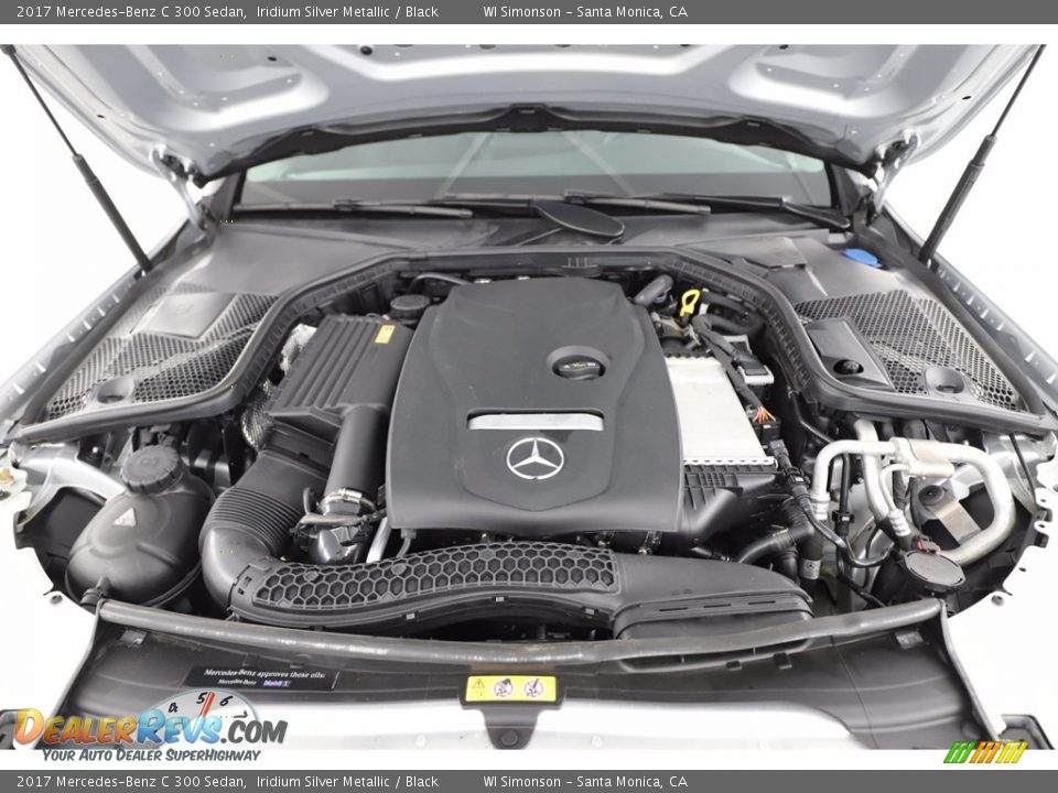 2017 Mercedes-Benz C 300 Sedan Iridium Silver Metallic / Black Photo #17