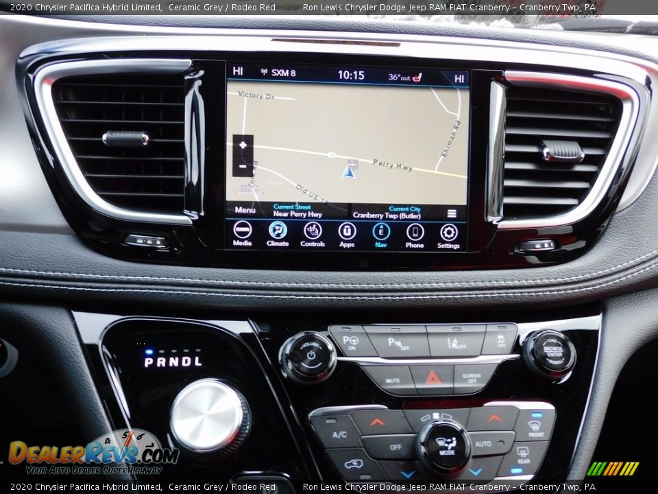 Navigation of 2020 Chrysler Pacifica Hybrid Limited Photo #17