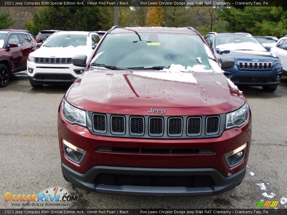 2021 Jeep Compass 80th Special Edition 4x4 Velvet Red Pearl / Black Photo #2