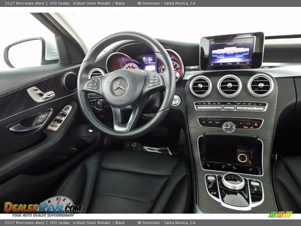 2017 Mercedes-Benz C 300 Sedan Iridium Silver Metallic / Black Photo #26