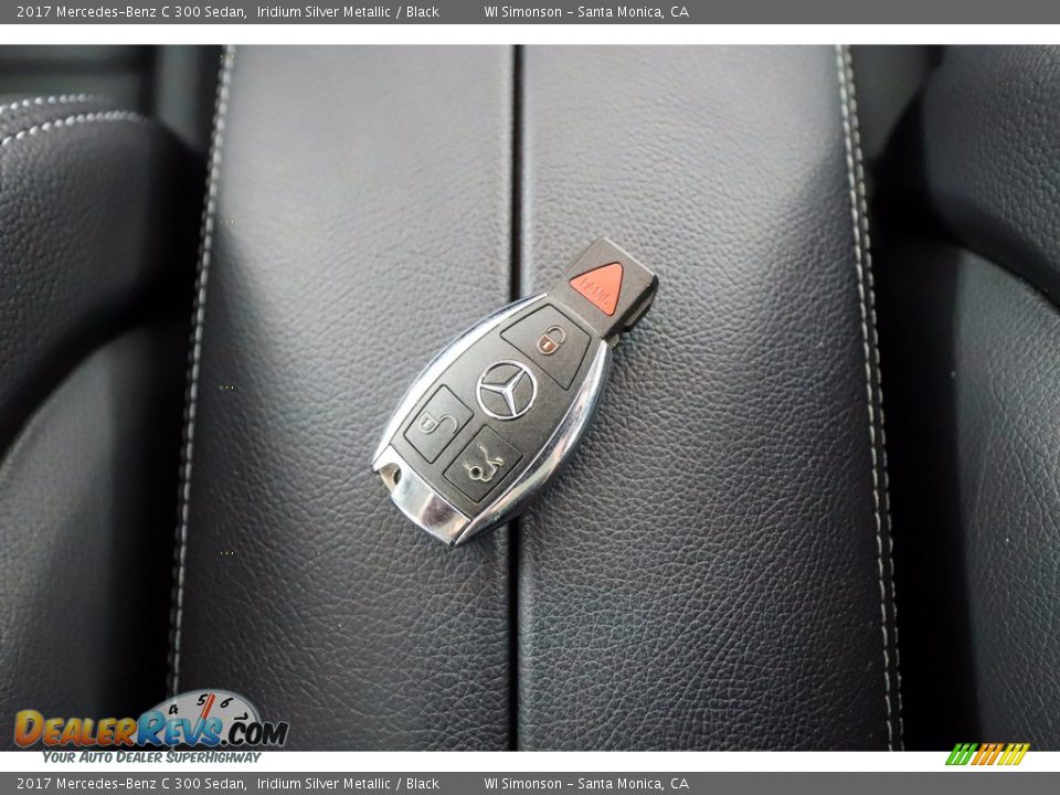 2017 Mercedes-Benz C 300 Sedan Iridium Silver Metallic / Black Photo #27