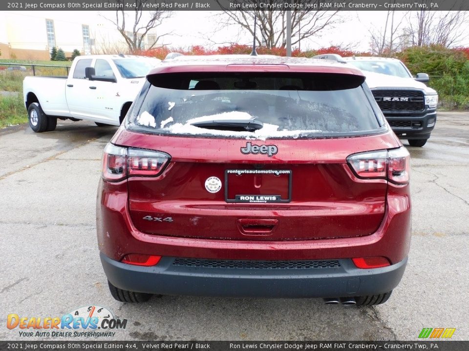 2021 Jeep Compass 80th Special Edition 4x4 Velvet Red Pearl / Black Photo #6