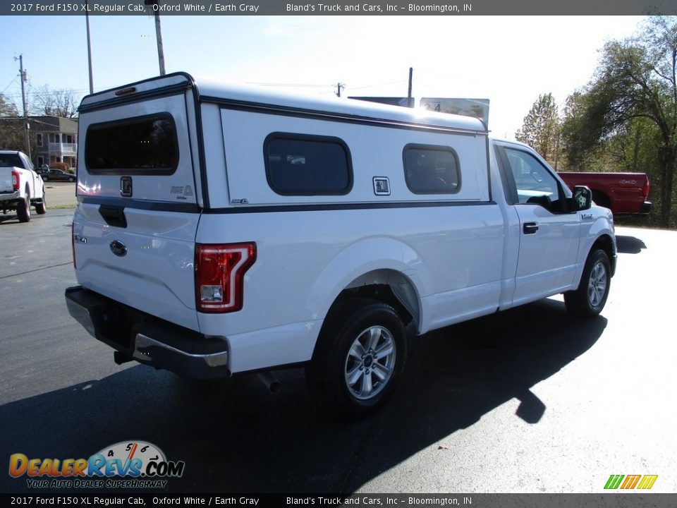 2017 Ford F150 XL Regular Cab Oxford White / Earth Gray Photo #4