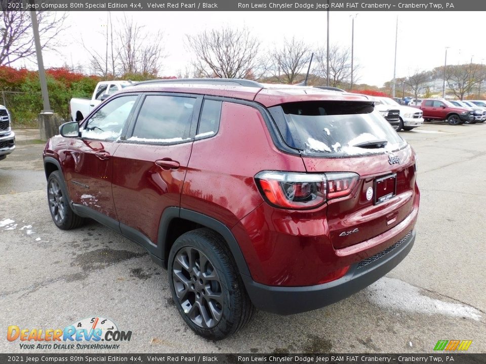 2021 Jeep Compass 80th Special Edition 4x4 Velvet Red Pearl / Black Photo #8