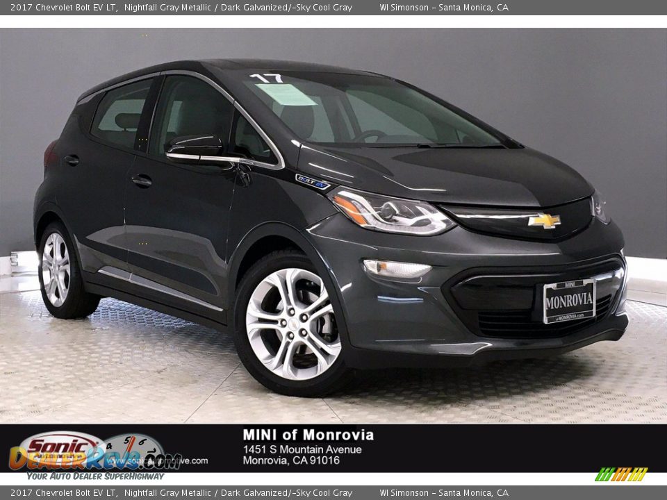 2017 Chevrolet Bolt EV LT Nightfall Gray Metallic / Dark Galvanized/­Sky Cool Gray Photo #1