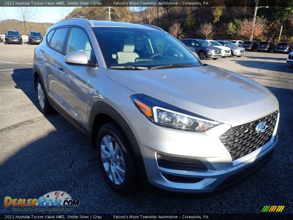 2021 Hyundai Tucson Value AWD Stellar Silver / Gray Photo #3