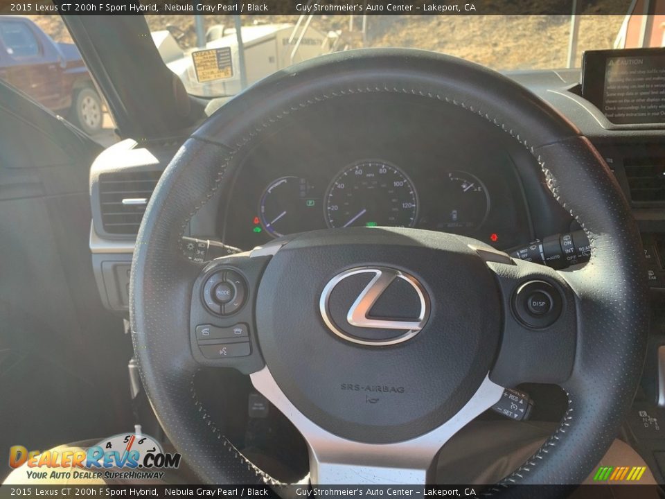 2015 Lexus CT 200h F Sport Hybrid Nebula Gray Pearl / Black Photo #14