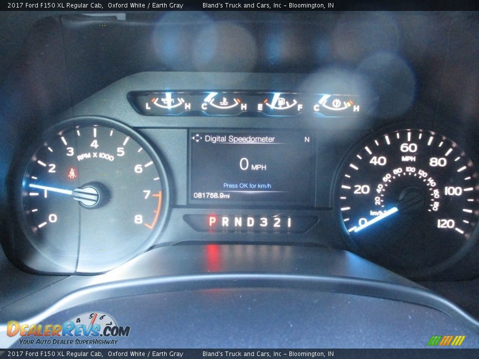 2017 Ford F150 XL Regular Cab Oxford White / Earth Gray Photo #13