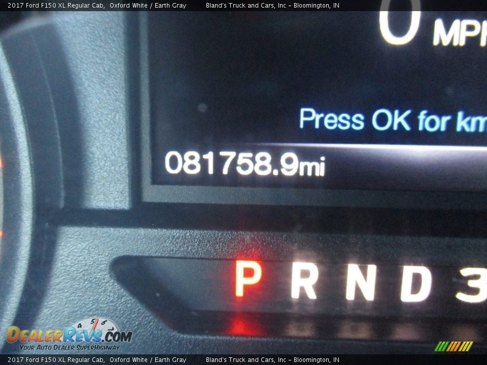 2017 Ford F150 XL Regular Cab Oxford White / Earth Gray Photo #14