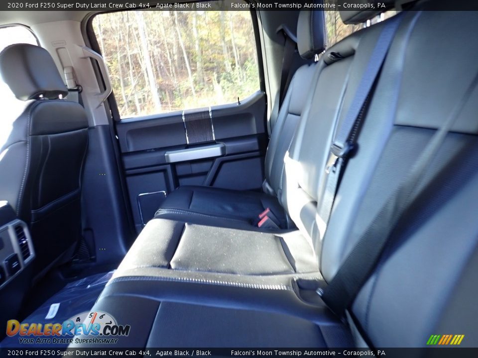 2020 Ford F250 Super Duty Lariat Crew Cab 4x4 Agate Black / Black Photo #7