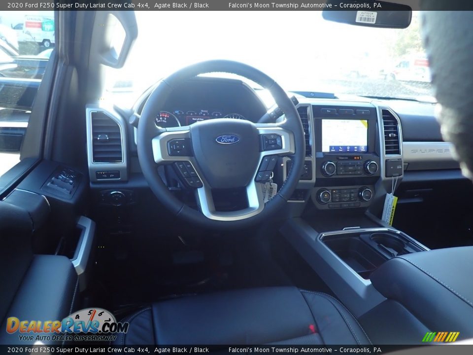 2020 Ford F250 Super Duty Lariat Crew Cab 4x4 Agate Black / Black Photo #8