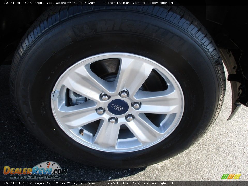 2017 Ford F150 XL Regular Cab Oxford White / Earth Gray Photo #29