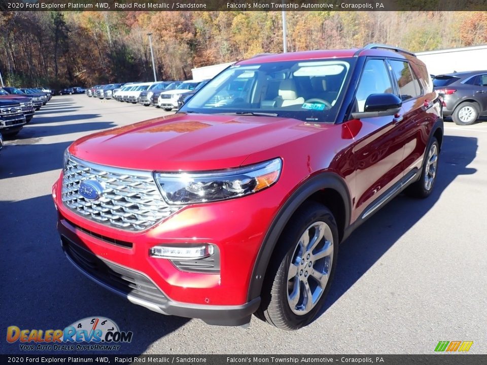 Rapid Red Metallic 2020 Ford Explorer Platinum 4WD Photo #5