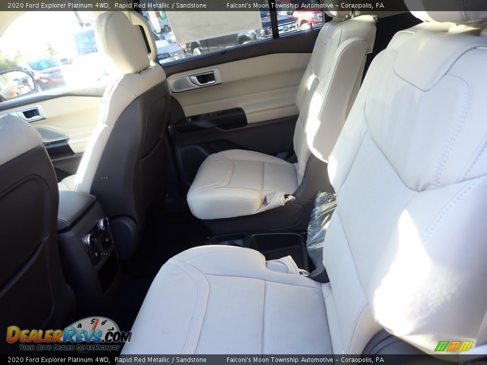 2020 Ford Explorer Platinum 4WD Rapid Red Metallic / Sandstone Photo #8