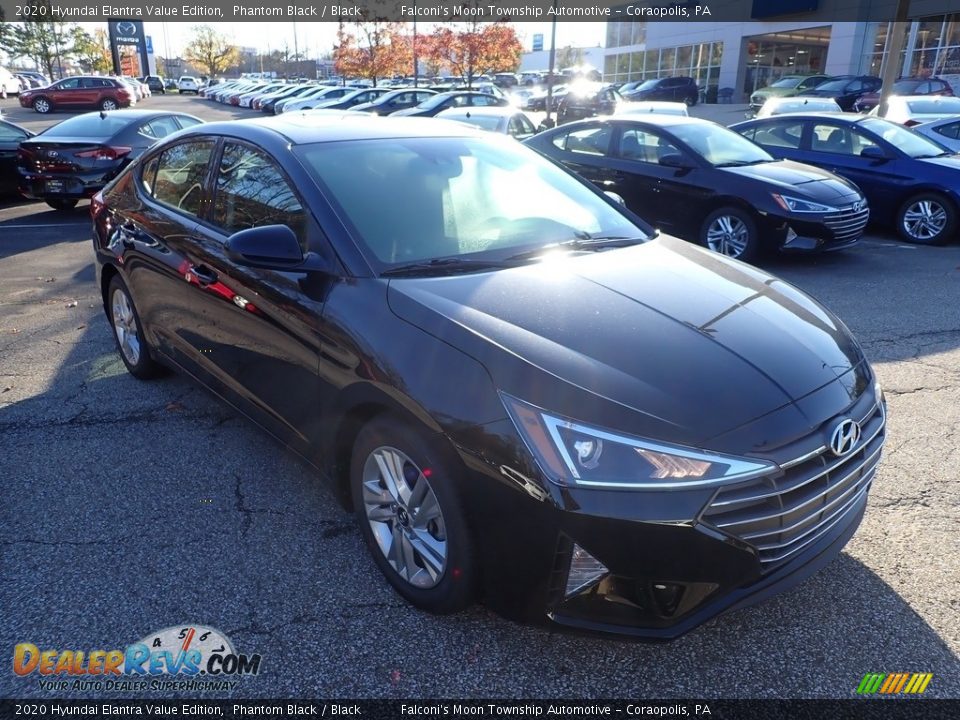 2020 Hyundai Elantra Value Edition Phantom Black / Black Photo #3