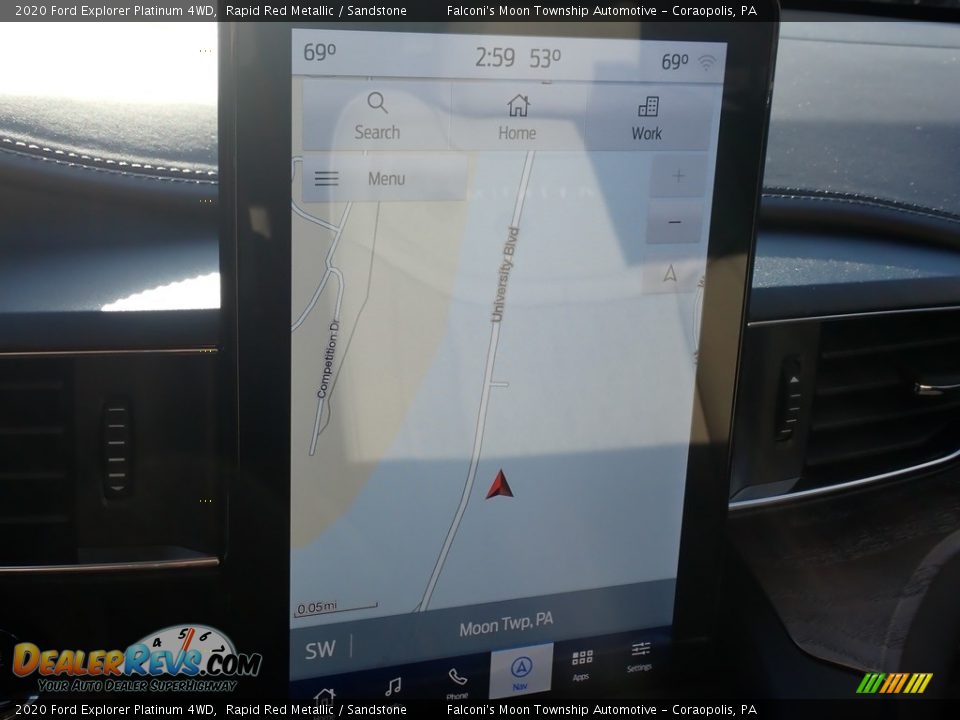 Navigation of 2020 Ford Explorer Platinum 4WD Photo #15