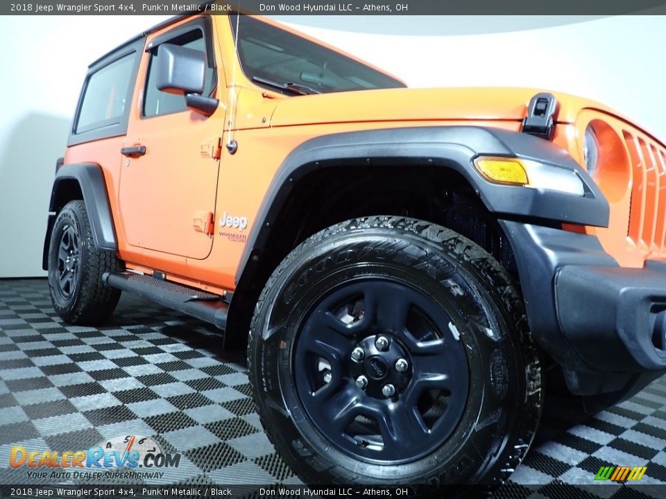 2018 Jeep Wrangler Sport 4x4 Punk'n Metallic / Black Photo #3