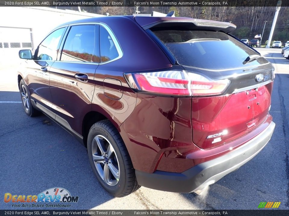 2020 Ford Edge SEL AWD Burgundy Velvet Metallic Tinted / Ebony Photo #5