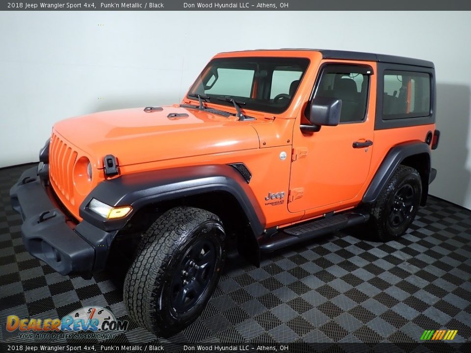 2018 Jeep Wrangler Sport 4x4 Punk'n Metallic / Black Photo #7